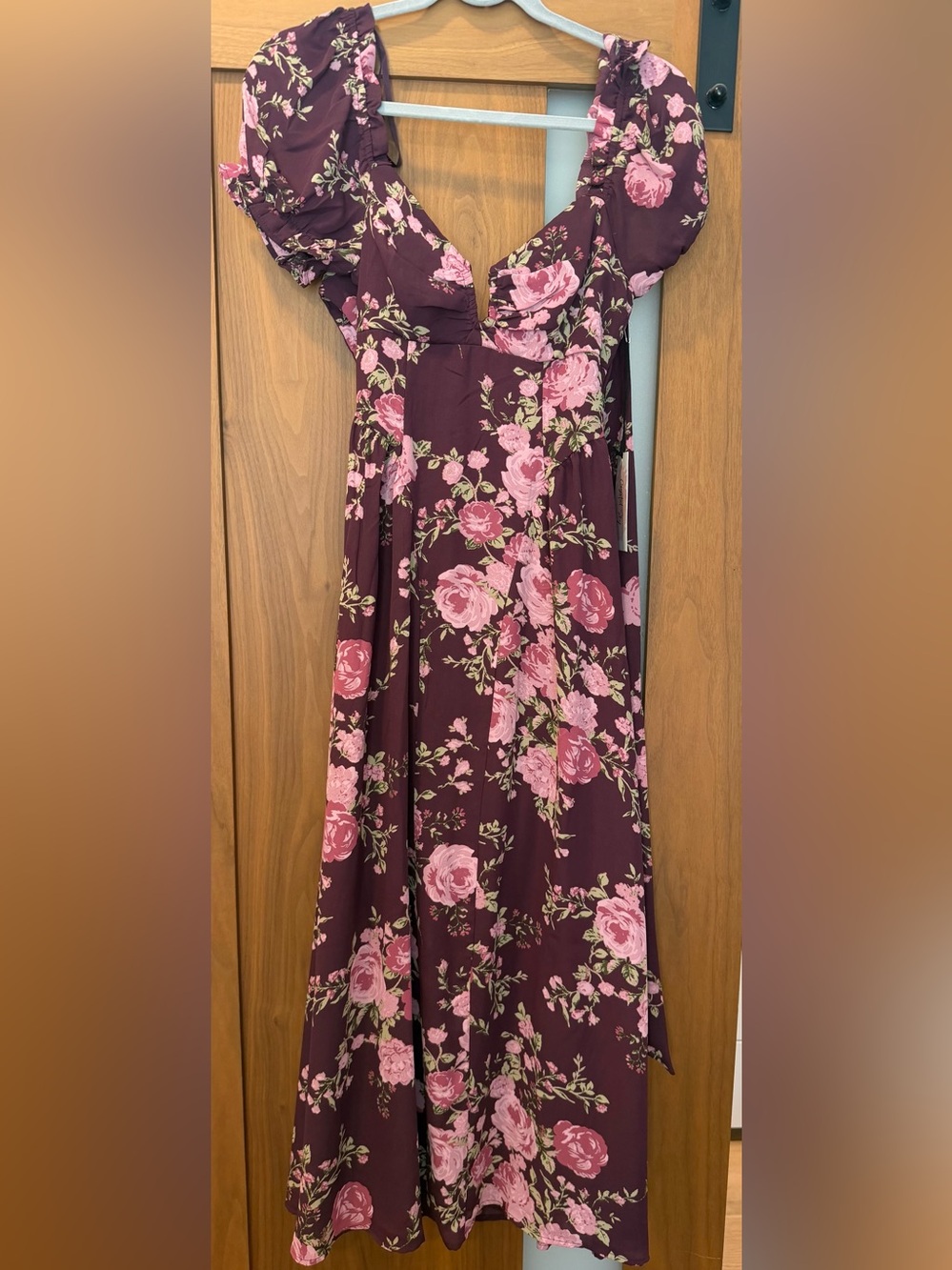 Crystal Sky Floral Dress/off the shoulder summer dress
